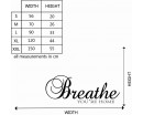 Breathe You're Home Quotes Breathe You're Home Quotes Wall Art Stickers